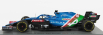 Spark-model Renault F1  A521 Renault E-tech 20b Team Alpine N 14 8th Abu Dhabi Gp 2021 Fernando Alonso 1:43 Modrá Met Červená Bílá