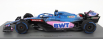 Spark-model Renault F1 A522 Team Alpine Bwt N 14 Monaco Gp 2022 Fernando Alonso - Con Vetrina - With Showcase - Special Box 1:18 Modrá Růžová