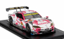Spark-model Toyota Gr Supra Team Hoppy Schatz N 25 Gt300 Class Super Gt 2024 Togo Sugunami - Takamitsu Matsui - Kimiya Sato 1:43 Bílá Růžová