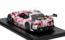Spark-model Toyota Gr Supra Team Hoppy Schatz N 25 Gt300 Class Super Gt 2024 Togo Sugunami - Takamitsu Matsui - Kimiya Sato 1:43 Bílá Růžová