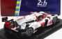 Spark-model Toyota Gr010 3.5l Turbo Hybrid V6 Team Toyota Gazoo Racing N 7 2nd 24h Le Mans 2022 M.conway - K.kobayashi - J.m.lopez 1:43 Bílá Červená Šedá