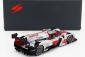 Spark-model Toyota Gr010 3.5l Turbo Hybrid V6 Team Toyota Gazoo Racing N 7 2nd 24h Le Mans 2022 M.conway - K.kobayashi - J.m.lopez 1:87 Bílá Červená Šedá