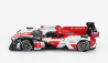 Spark-model Toyota Gr010 3.5l Turbo Hybrid V6 Team Toyota Gazoo Racing N 7 2nd 24h Le Mans 2022 M.conway - K.kobayashi - J.m.lopez 1:87 Bílá Červená Šedá