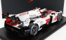 Spark-model Toyota Gr010 3.5l Turbo Hybrid V6 Team Toyota Gazoo Racing N 7 2nd 24h Le Mans 2022 M.conway - K.kobayashi - J.m.lopez - Con Vetrina - With Showcase 1:18 Bílá Červená Šedá