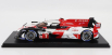 Spark-model Toyota Gr010 3.5l V6 Twin Turbo Hybrid Team Gazoo Racing N 7 24h Le Mans 2023 Mike Conway - Kamui Kobayashi - Jose Maria Lopez 1:18 Bílá Červená