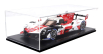 Spark-model Toyota Gr010 3.5l V6 Twin Turbo Hybrid Team Gazoo Racing N 7 24h Le Mans 2023 Mike Conway - Kamui Kobayashi - Jose Maria Lopez 1:18 Bílá Červená