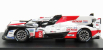 Spark-model Toyota Ts050 Hybrid Team Toyota Gazoo Racing N 8 Winner 24h Le Mans 2019 S.buemi - K.nakajima - F.alonso 1:87 Bílá Červená Černá