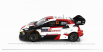 Spark-model Toyota Yaris Gr Hybrid Rally1 Team Toyota Gazoo Racing Wrt N 33 Winner Rally Finland 2023 Elfyn Evans - Scott Martin 1:43 Bílá Červená Černá