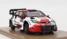 Spark-model Toyota Yaris Gr Rally1 Team Toyota Gazoo Racing Wrt N 33 2nd Rally Safari Kenya 2022 E.evans - S.martin 1:43 Bílá Červená