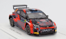 Spark-model Toyota Yaris Gr Rally2 Team Erace Racing N 28 Rally Montecarlo 2024 Bryan Bouffier - Frederic Vauclare 1:43 Stříbrná Červená Černá