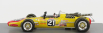 Spark-model Vollstedt N 21 Indy 500 1967 C.yarborough 1:43 Žlutá Červená