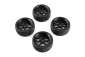 Spec T CS Wheel Offset 3 Black w/Tire 4ks pro 1/10 Silniční