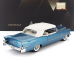 Stamp-models Cadillac Eldorado Biarritz Cabriolet Closed 1956 1:18 Bahama Blue