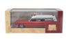 Stamp-models Cadillac Miller Meteor Ambulance 1968 1:43 Červená Bílá