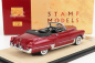 Stamp-models Cadillac Series 62 Convertible Open 1949 1:43 Bordeaux