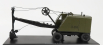 Start scale models Bagger E-656 Escavatore Gommato - Tractor Excavator 1:43 Vojenská Zelená