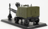 Start scale models Bagger E-656 Escavatore Gommato - Tractor Excavator 1:43 Vojenská Zelená
