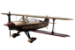 RC letadlo Steen Skybolt 1,55m, černá/červená