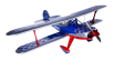 RC letadlo Steen Skybolt 1,55m, stříbrná/modrá