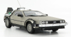 Sun-star De lorean Time Machine - Back To The Future 1 - Ritorno Al Futuro 1 1:18 Silver