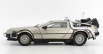 Sun-star De lorean Time Machine - Back To The Future 2 - Ritorno Al Futuro 2 1:18 Silver