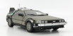 Sun-star De lorean Time Machine - Back To The Future 2 - Ritorno Al Futuro 2 1:18 Silver