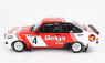 Sun-star Ford england Escort Rs 1800 (night Version) N 4 4th Rally Lotto Haspengouw 1981 R.droogmans - R.joosten 1:18 Červená Bílá