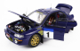 Sun-star Subaru Impreza 555 N 1 Winner Rally Hong Kong Beijijng 1994 P.bourne - T.sircombe 1:18 Blue