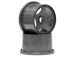 Super Star Wheel Gunmetal Rear (120X75Mm)