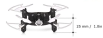 Dron Syma X20, černá