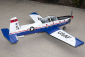 RC letadlo T-6A Texan II 1,6m (Zatahovací podvozek), modrá/bílá