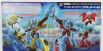 Takara-tomy Takara-tomy Transformers Set 2x Adventure Bumblebee + Sideswipe Cm. 12.0 1:64 Černá Červená Žlutá