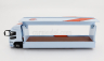 Tarmac Mitsubishi Fuso Truck Car Transporter Gulf Racing Livery 4-assi 2023 - Cars Not Included 1:64 Světle Modrá Oranžová
