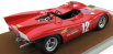 Tecnomodel Abarth 2000sp N 12 Targa Florio 1971 Taramazzo - Ostini 1:18 Red