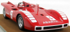 Tecnomodel Abarth 2000sp N 9 Mugello 1971 N.vaccarella 1:18 Red