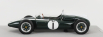 Tecnomodel Cooper F1  T53 N 1 British Silverstone Gp World Champion 1960 Jack Brabham 1:18 Zelená