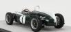 Tecnomodel Cooper F1  T53 N 1 British Silverstone Gp World Champion 1960 Jack Brabham 1:18 Zelená