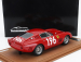 Tecnomodel Ferrari 275 Gtb/c Competizione N 196 Targa Florio 1965 G.biscaldi - B.deserti 1:18 Red