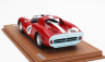 Tecnomodel Ferrari 275 P2 Spider Team Maranello Concessionaries N 4 1000km Nurburgring 1965 Graham Hill - Jackie Stewart 1:18 Red