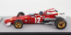 Tecnomodel Ferrari F1  312b N 12 Winner Austria Gp  (with Pilot Figure) 1970 Jacky Ickx 1:18 Červená Bílá