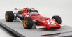 Tecnomodel Ferrari F1  312b N 12 Winner Austria Gp  (with Pilot Figure) 1970 Jacky Ickx 1:18 Červená Bílá