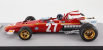 Tecnomodel Ferrari F1  312b N 27 Belgium Gp  (with Pilot Figure) 1970 Jacky Ickx 1:18 Červená Bílá