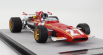 Tecnomodel Ferrari F1  312b N 27 Belgium Gp  (with Pilot Figure) 1970 Jacky Ickx 1:18 Červená Bílá