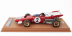 Tecnomodel Ferrari F1 312b2 N 2 Zandvoort Gp (with Pilot Figure) 1971 Jacky Ickx - Con Vetrina - With Showcase 1:18 Červená Bílá