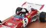 Tecnomodel Ferrari F1  312b2 N 5 German Gp (with Pilot Figure) 1971 Mario Andretti - Con Vetrina - With Showcase 1:18 Červená Bílá