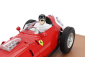 Tecnomodel Ferrari F1  Dino 246/256 Team Scuderia Ferrari N 6 2nd Avus Germany Gp (with Pilot Figure) 1959 Daniel Gurney 1:18 Red