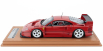 Tecnomodel Ferrari F40 Lm Press Version 1996 - White Rims - Con Vetrina - With Showcase 1:18 Red