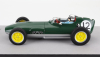 Tecnomodel Lotus F1  16 N 12 Dutch Gp  (with Pilot Figure) 1959 Innes Ireland 1:18 Britská Závodní Zelená Stříbrná