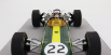 Tecnomodel Lotus F1  43 Team Lotus N 22 Monza Italy Gp (with Pilot Figure) 1966 Jim Clark 1:18 Britská Závodní Zelená Žlutá