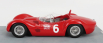 Tecnomodel Maserati Tipo 61 Birdcage N 6 Winner Meadowdale Race 1961 Roger Penske 1:18 Red